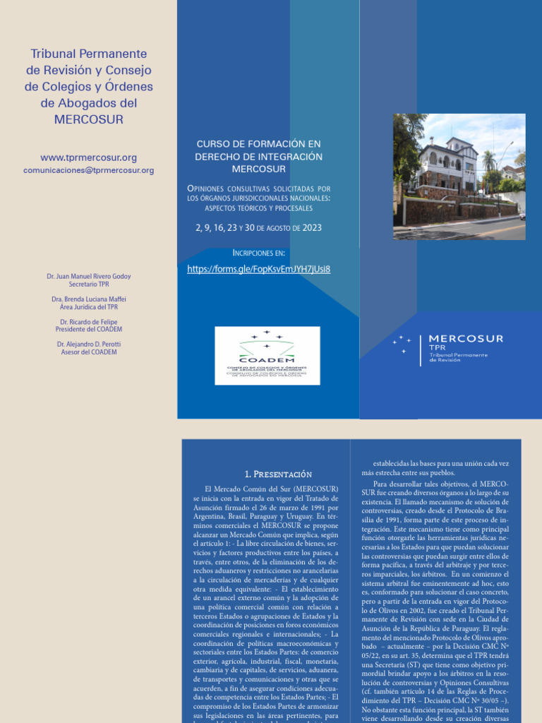 Tribunal Permanente de Revisión y Consejo de Colegios y Órdenes de