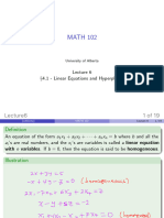 Lecture6 Annotated LinearEquations Planes Distance