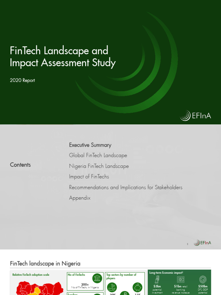 Fintech Landscape And Impact Assessment Report Pdf