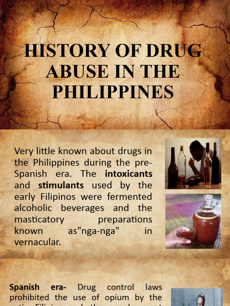 History of Drug Abuse in the Philippines | PDF | Opium | Cannabis (Drug)