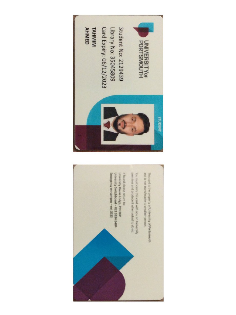 Student Id Card | PDF