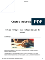 Custos Industrial Aula 03