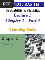 (Counting Rules) Lec #5 - Chapter 2 - Part2