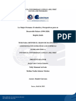 Correa, 2013 - La Mujer Peruana - Evolución y Perspectivas para Su Desarrollo Futuro (1990-2020) - Región Junin