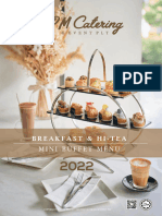 Breakfast & Hi-Tea Mini Buffet 2022 (Update)