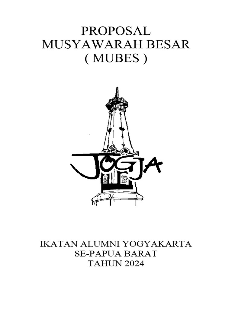 Proposal Mubes Alumni Yogyakarta 2024 | PDF | Karier & Perkembangan ...
