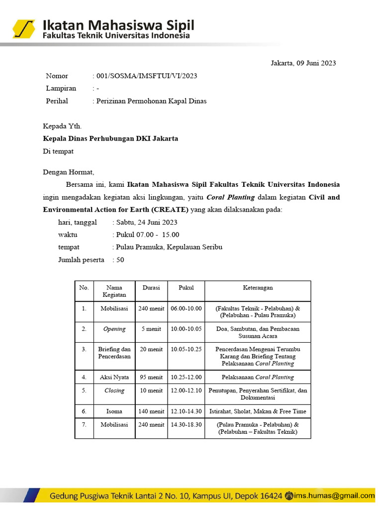 001 Surat Permohonan Dishub Pdf