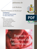 7.1 Ruptura Prematura de Membranas