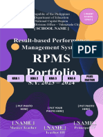 RPMS Portfolio Template - Design 1 - S.Y 2023-2024 - Teacher Marissa Legaspi