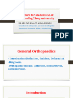 General Orthopaedics