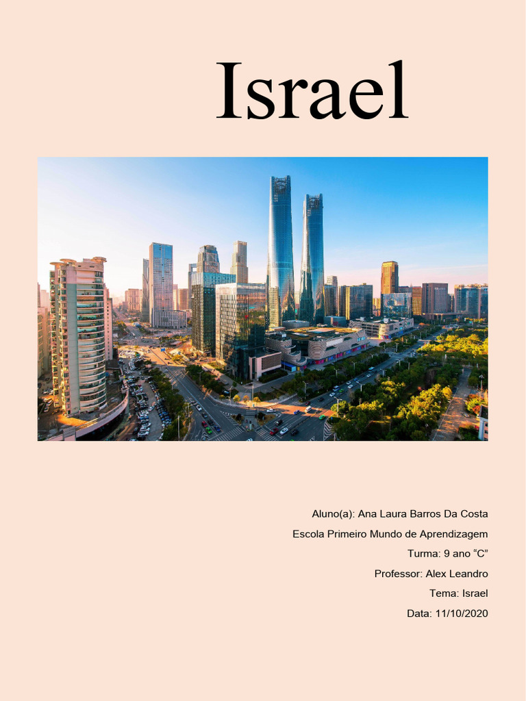 Israel (Geografia) | PDF | Israel | Política mundial
