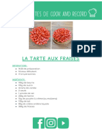 Recette Tarte Aux Fraises Cook and Record