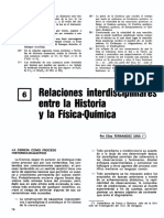 Relaciones Interdisciplinares Entre La Historia y La Física - Química