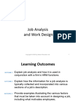OBHR CH 4 Job Analysis and Work Design