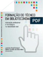 Livro Formação Do Técnico em Biblioteconomia EAD