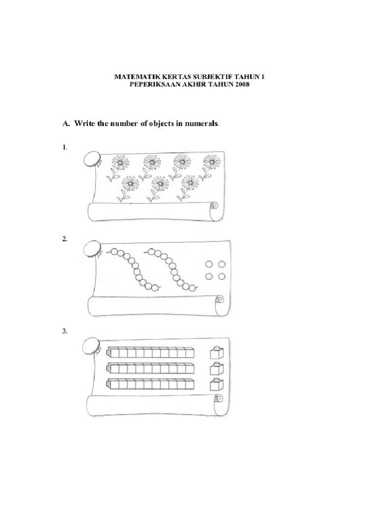 Mathematics Year 1 Questions 1 638 | PDF