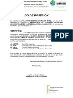 Certificados Posesion