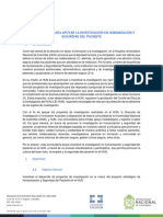 Convocatoria Investigación Humanización-Seguridad 0