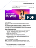 Accenture Assessment Mail