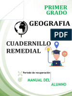 1° Geografia - Cuadernillo Remedial - Alumno
