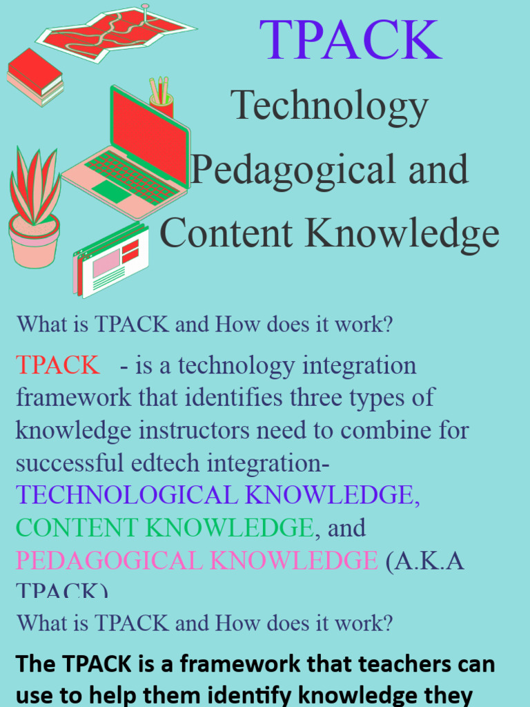 Technology Pedagogical and Content Knowledge: Tpack | PDF | Pedagogy ...