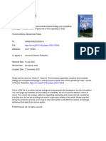 Environmental Capabilities, Proactive Environmental Strategy and Competitive Advantage A Natural-Resource-Based View of Firms Operating in India