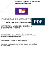 Princpios Procesales de La Función Judicial