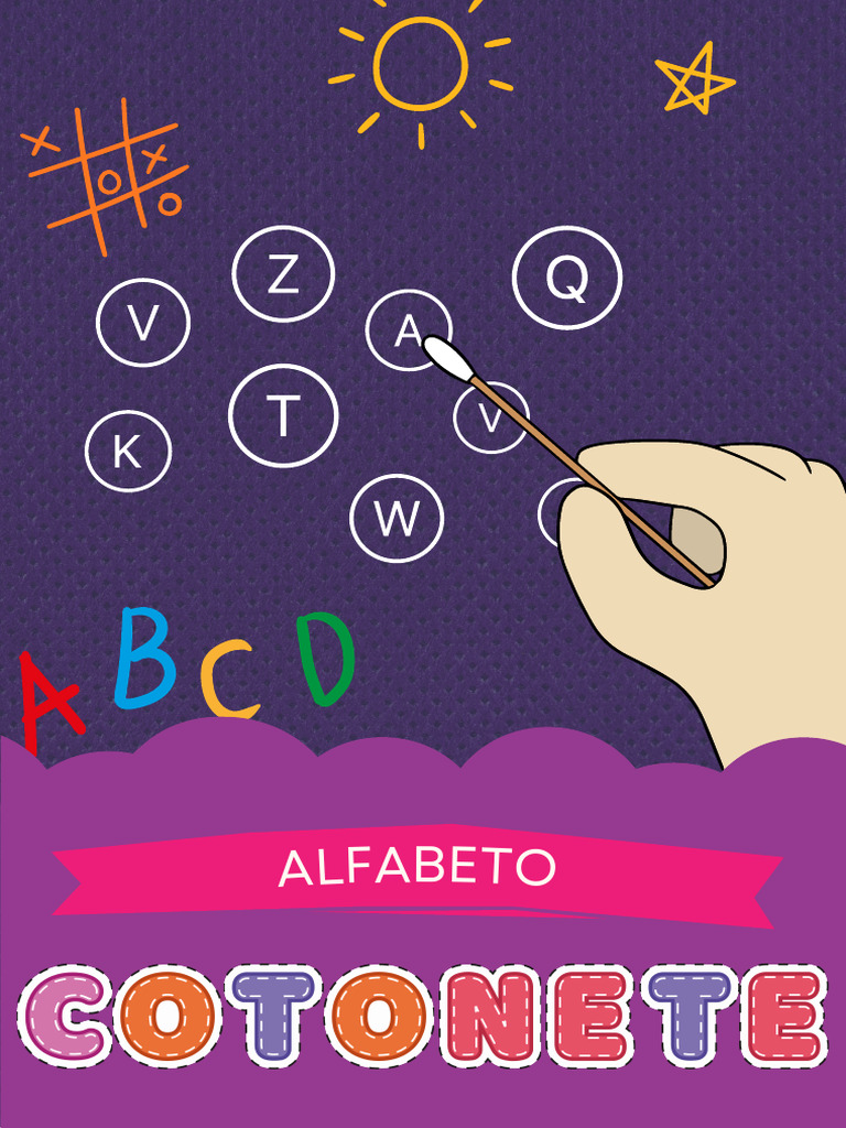 Alfabeto cotonete pdf espectro do autismo pedagogia
