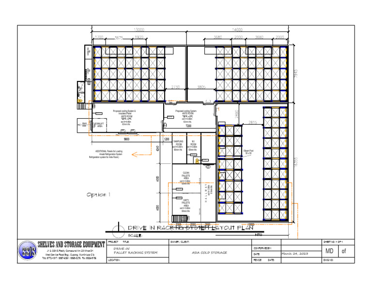Cold Storage Facility Layout | PDF | Building Engineering | Building ...