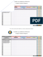 Control de Asistencia Parvulos