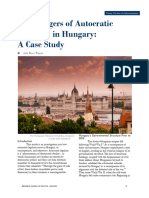 The Dangers of Autocratic Legalism in Hungary: A Case Study: Ada Rose Wagar