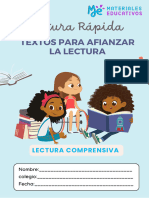 Textos Lectura Rapida Metodo para Afianzar La Lectura