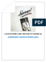Cancionero Del Álbum Adoremos (Remasterizado)