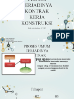 Proyek Terjadinya Kontrak Kerja Konstruks