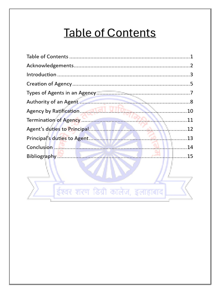 Understanding Agency in Business Law | PDF | Law Of Agency | Legal Concepts