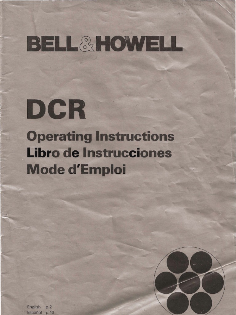 Bell Howell Projector DCR User Manual Ac Power Plugs And Sockets