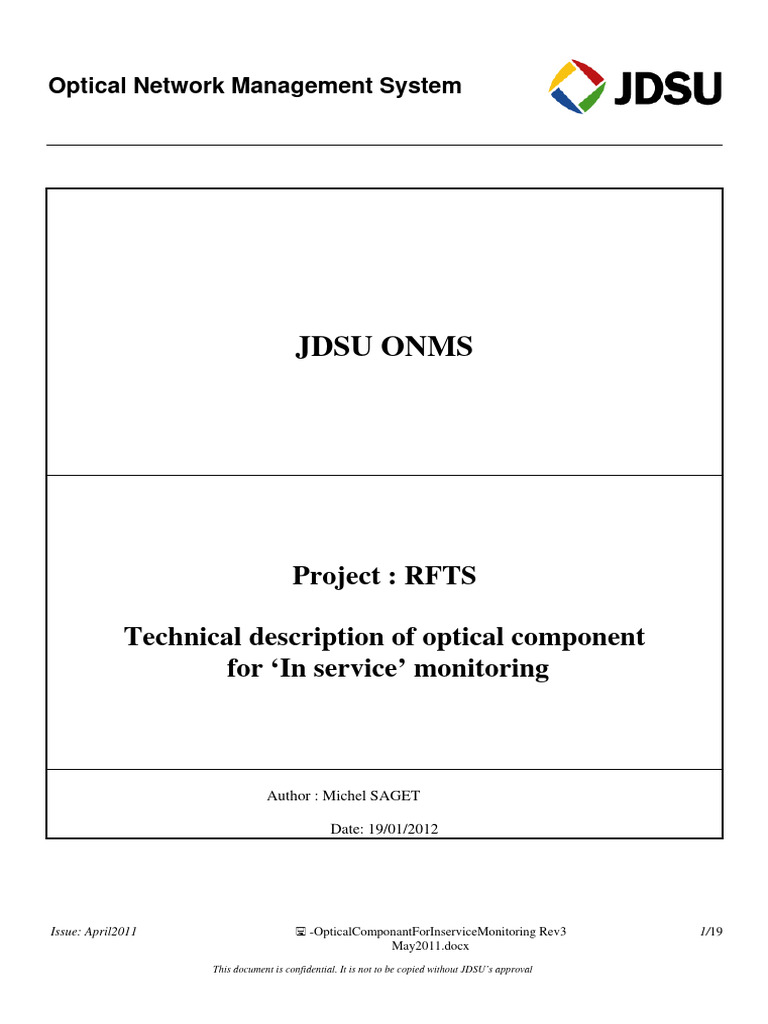 Optical Network Monitoring Guide | PDF | Wavelength Division ...