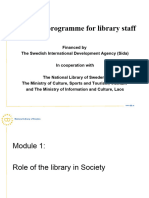 SIDA - M1 - Role of The Library