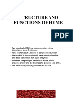 Structure and Functions of Heme