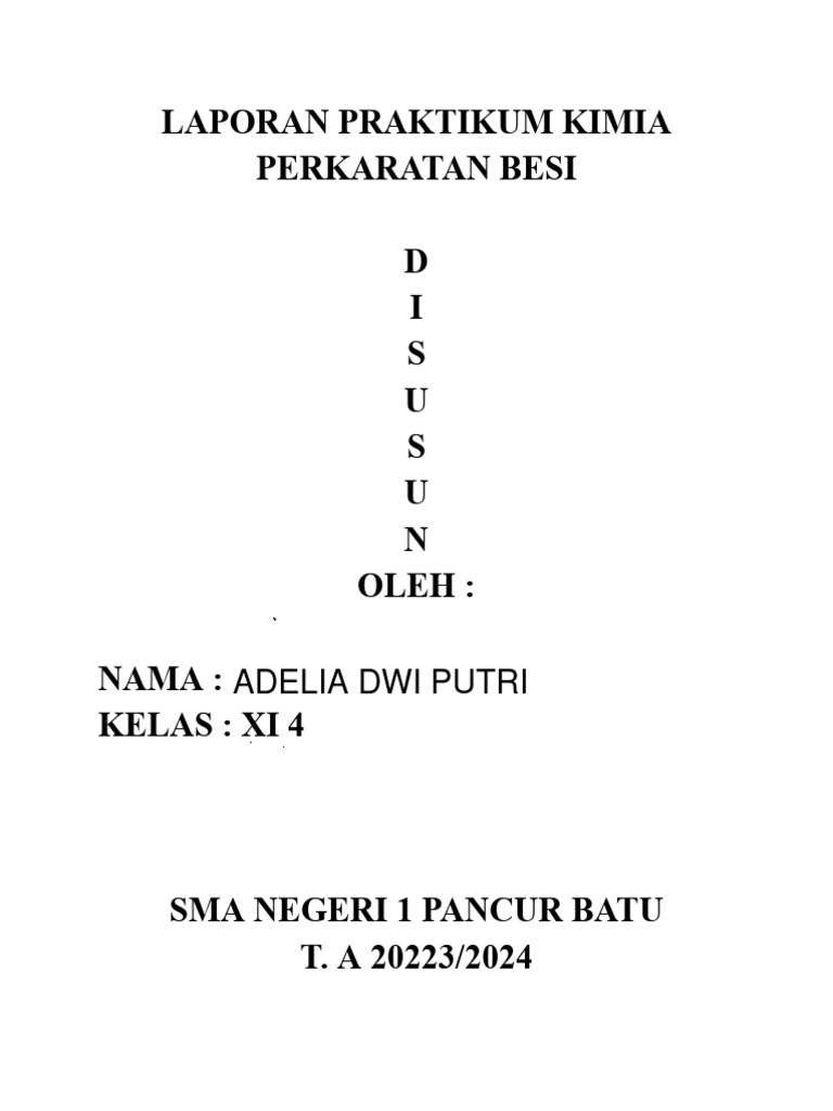 Perkaratan Paku Besi dalam Larutan | PDF