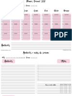 Planner Semanal Completo - by Cari Souza