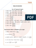 JEE Main 2023 Revision Notes On Trigonometry - Free PDF Download