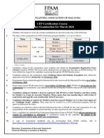 Exam Notice March 2024