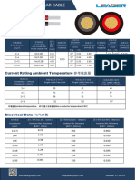 Specifications of Double Core Solar Cable 2021V4