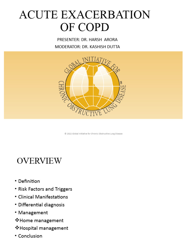 Acute Exacerbation of Copd | PDF | Chronic Obstructive Pulmonary ...