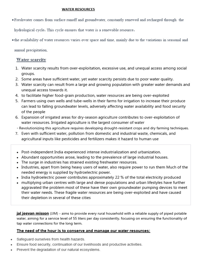 Water Resources Agriculture Pdf Water Resources Agriculture