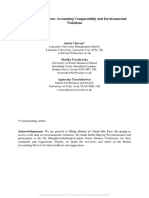 Learning To Be Green Accounting Comparability and Environmental Violations