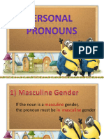 Personal Pronouns