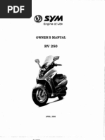 Download Owners Manual Sym Rv 250 by Marcdewever SN70078516 doc pdf