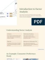 Introduction To Factor Analysis